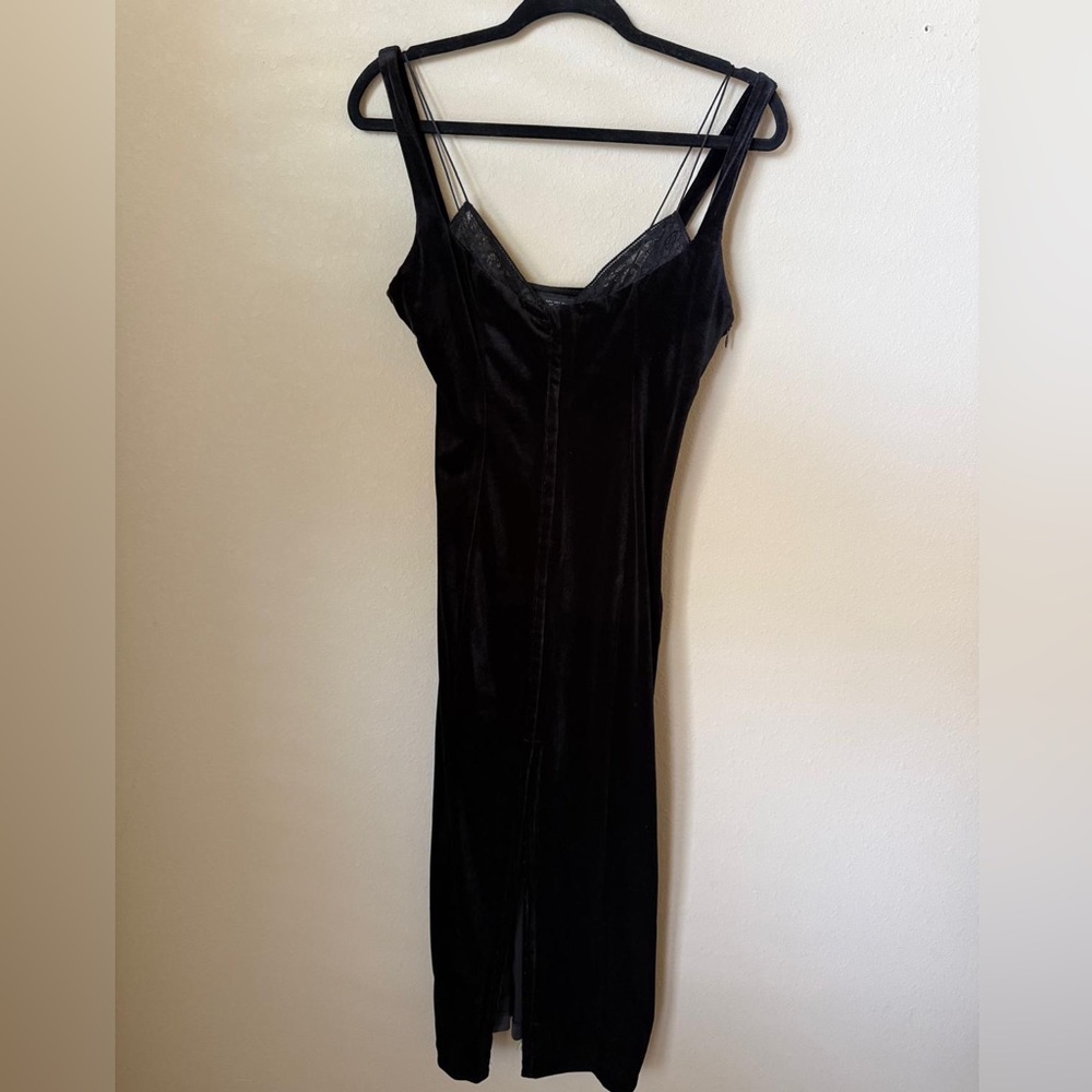 ZARA VELVET CORSET STYLE DRESS - Picture 7 of 10